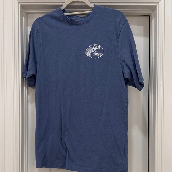 Bass Pro Shops Navy Blue Short Sleeve Tee - Picture 1 of 2